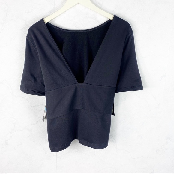 [Nike] Studio Wrap Short Sleeve Top - Picture 11 of 12